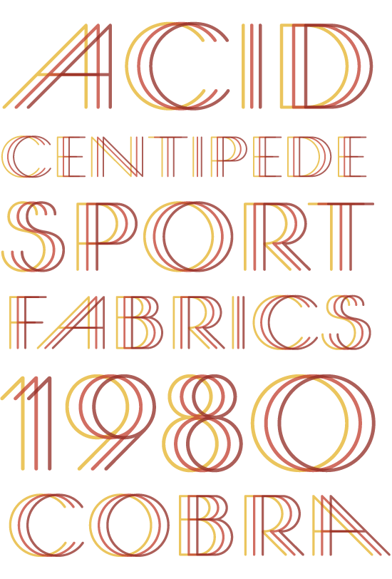 House Industries, Alphabet, Sobriquet, Photo Lettering
