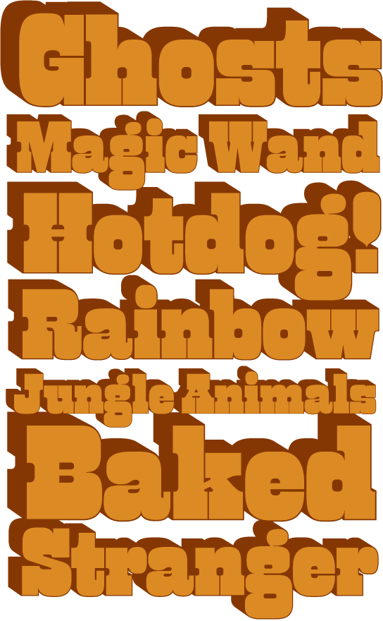 Photo-Lettering West Barnum Ultra Shade