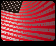 PLINC goliath flag serigraph side bar