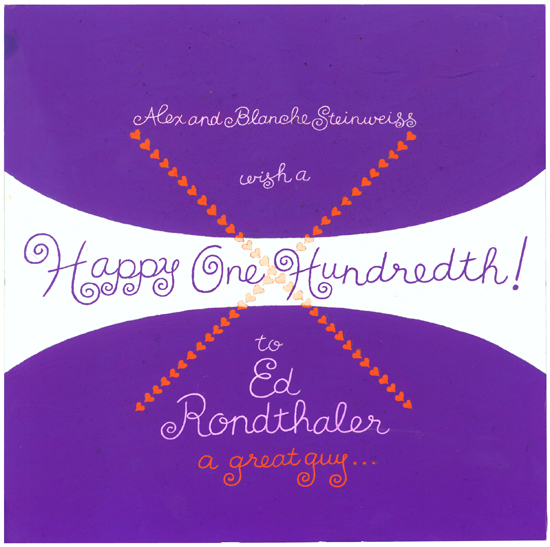 Steinweiss Card